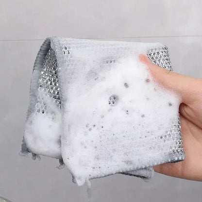 ScrubMaster™ (10-pack) | Multifunktionales Stahltuch, Wiederverwendbar und Effizient