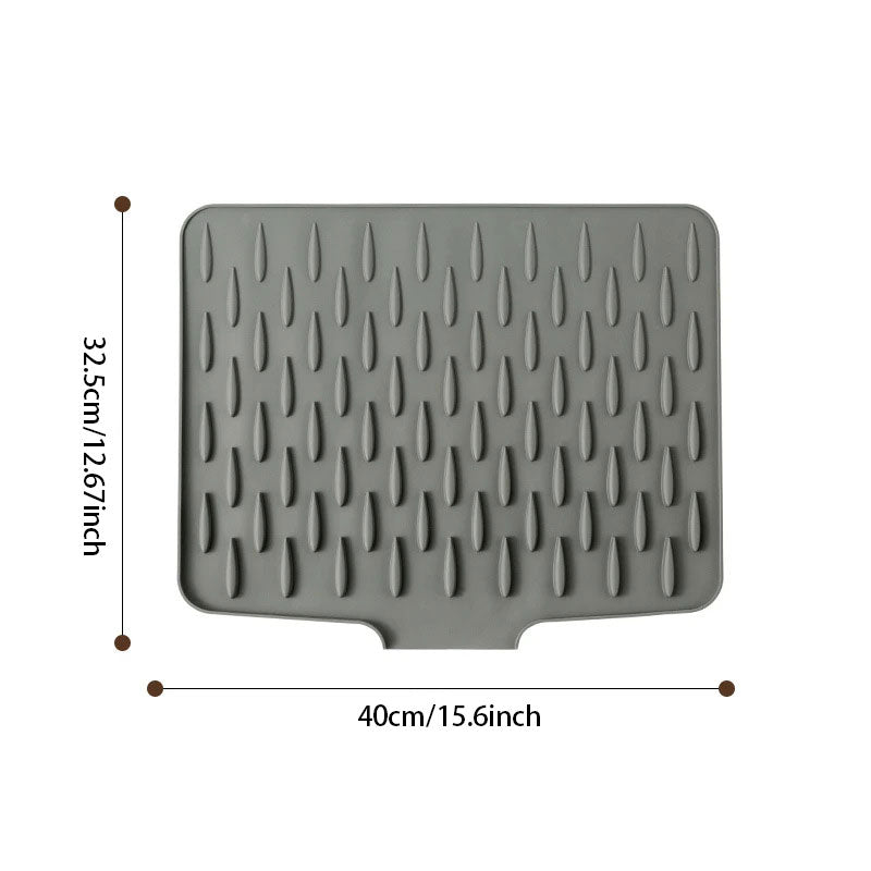 KitchenMat™ | Schräge Silikon-Abtropfmatte – hitzebeständig und rutschfest