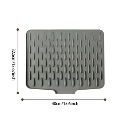 KitchenMat™ | Schräge Silikon-Abtropfmatte – hitzebeständig und rutschfest
