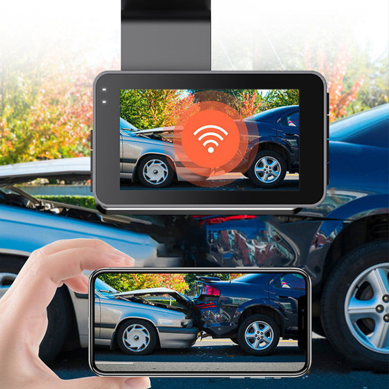 VisionDrive™ | HD-Front- und Rückfahrkamera mit WiFi und Nachtsicht!